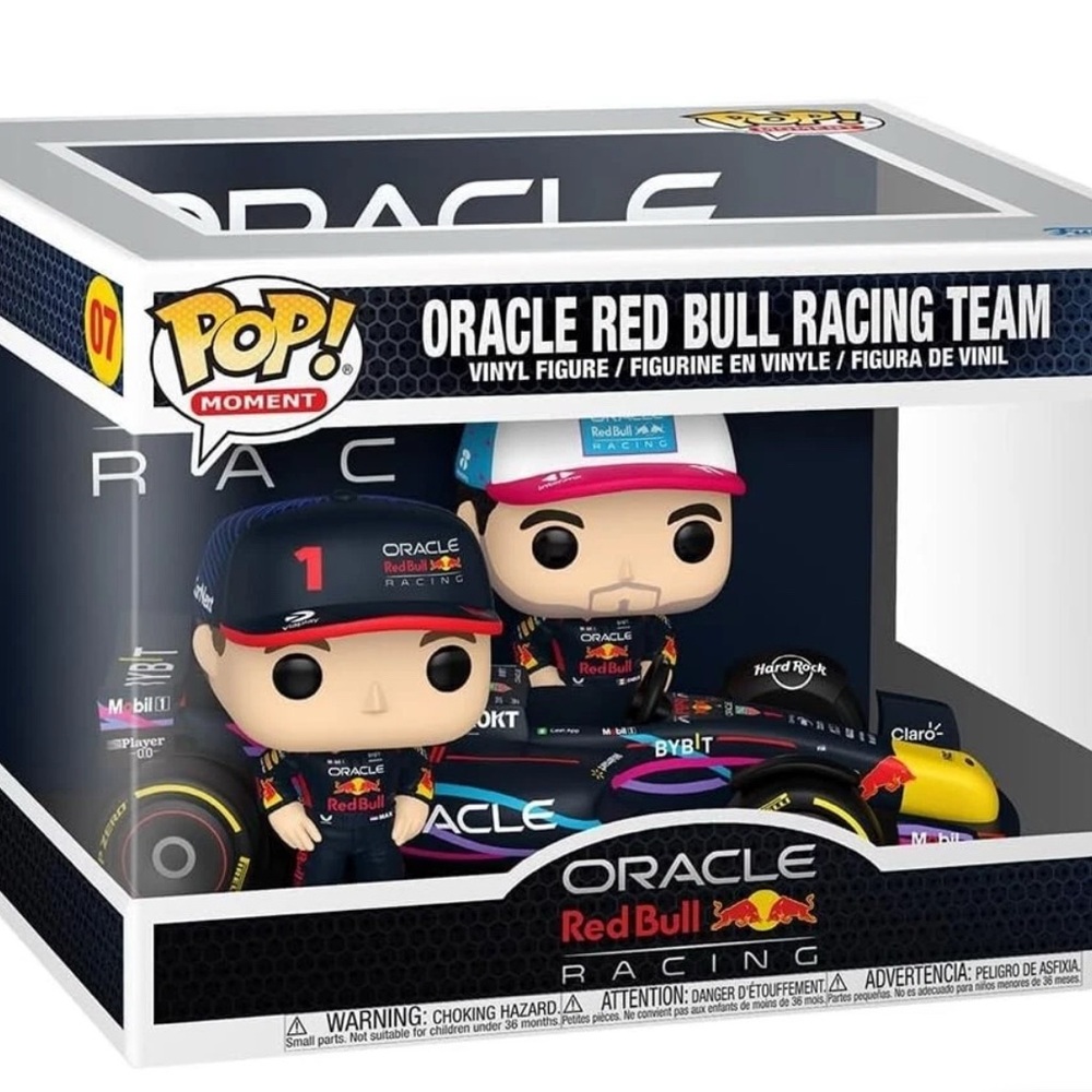 NIB POP FUNKO Oracle Red Bull Set